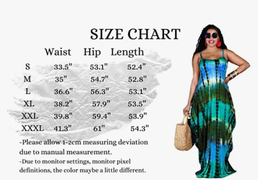 Spot Tie Dye Strap Sleeveless Scoop Neck Boho Maxi Dresses