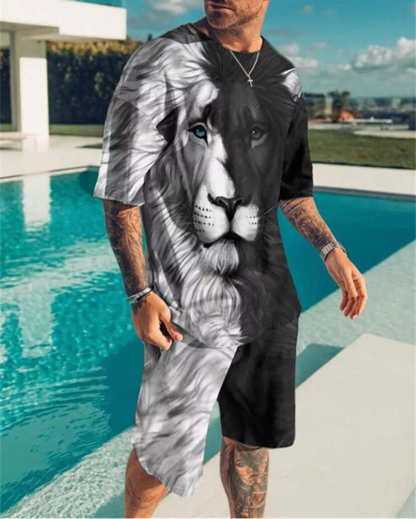 men 2 piece outfit casual