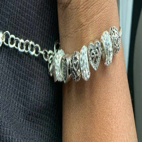 silver Charm Bracelets