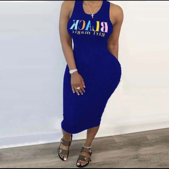 Black Girl Magic Tank Dress