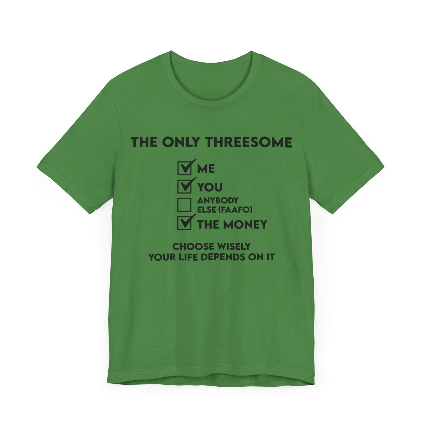 THE ONLY THREESOME - Unisex Jersey Short Sleeve Tee