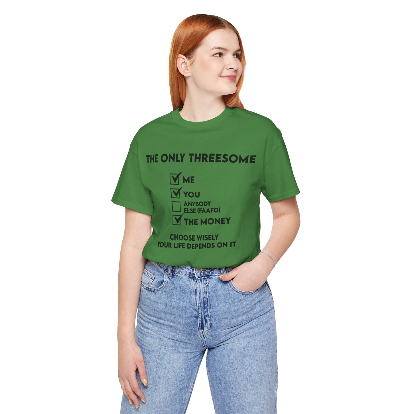THE ONLY THREESOME - Unisex Jersey Short Sleeve Tee