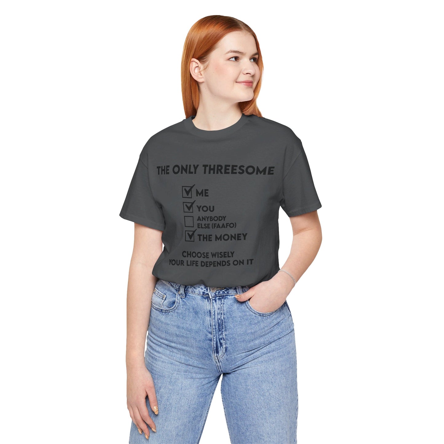 THE ONLY THREESOME - Unisex Jersey Short Sleeve Tee