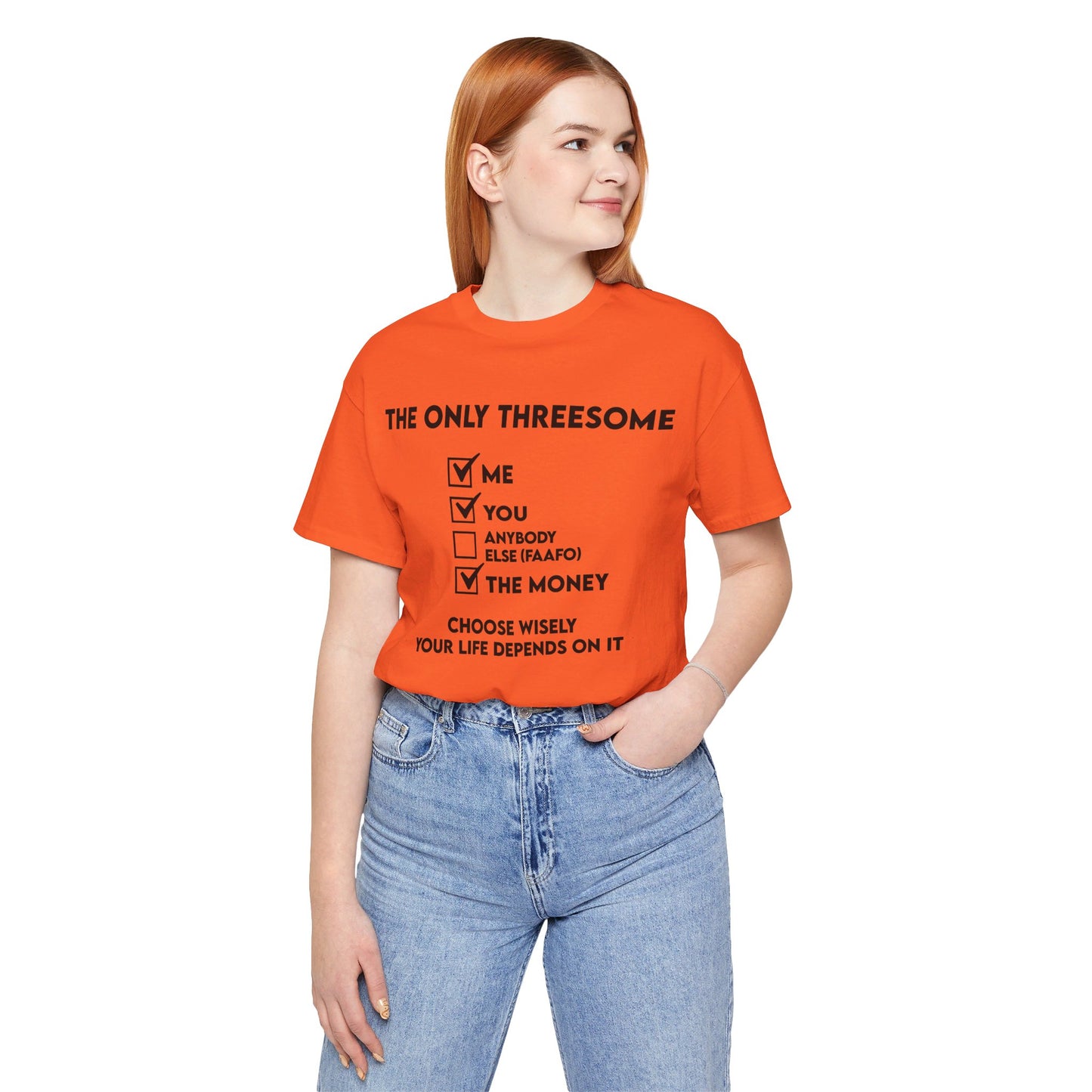 THE ONLY THREESOME - Unisex Jersey Short Sleeve Tee