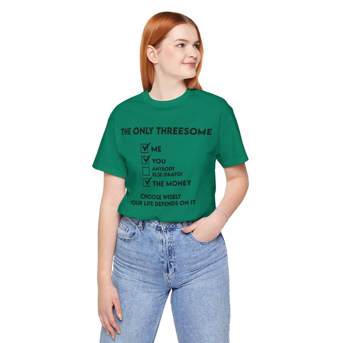 THE ONLY THREESOME - Unisex Jersey Short Sleeve Tee