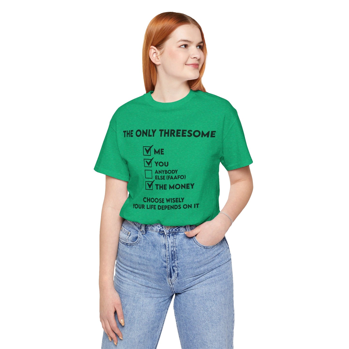 THE ONLY THREESOME - Unisex Jersey Short Sleeve Tee