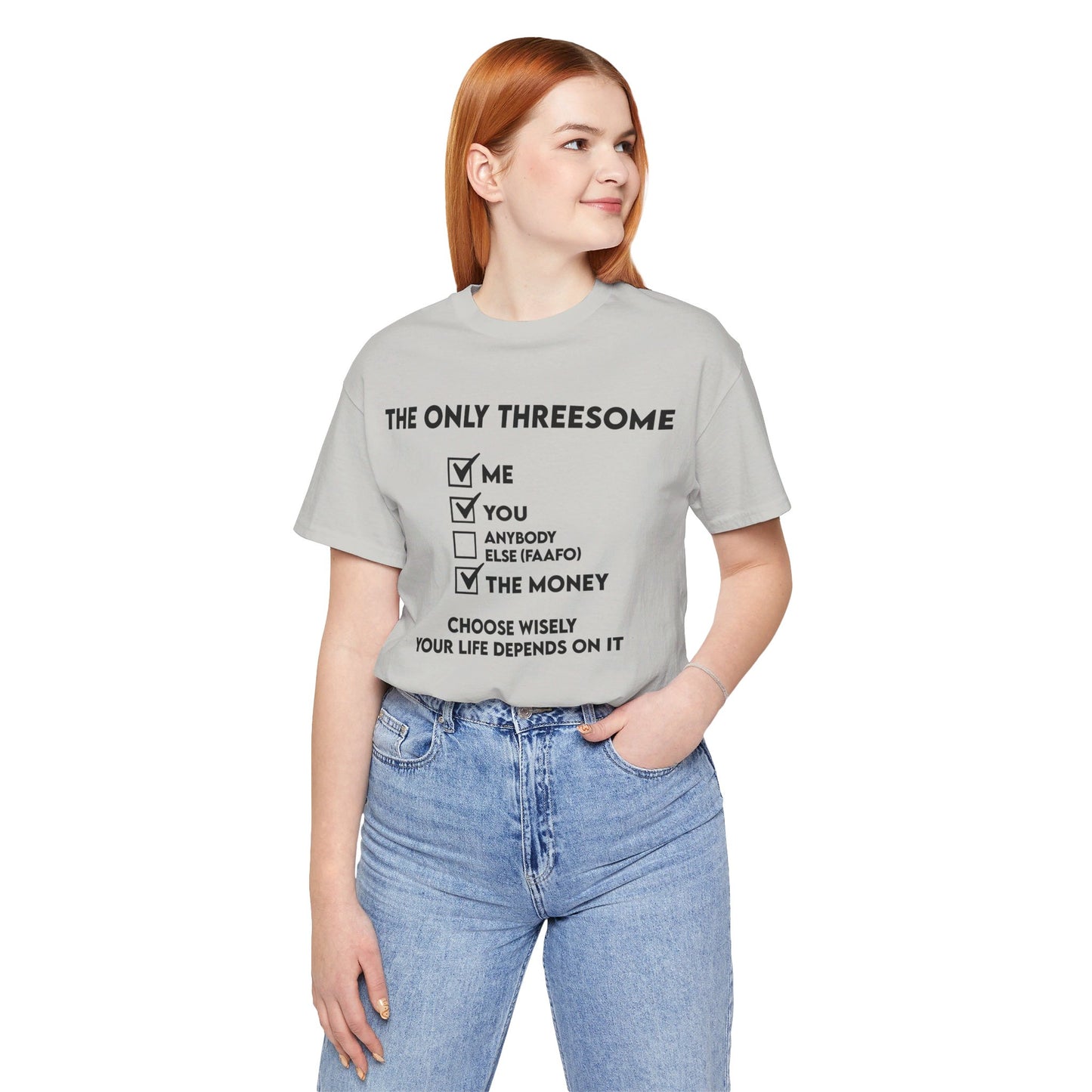 THE ONLY THREESOME - Unisex Jersey Short Sleeve Tee