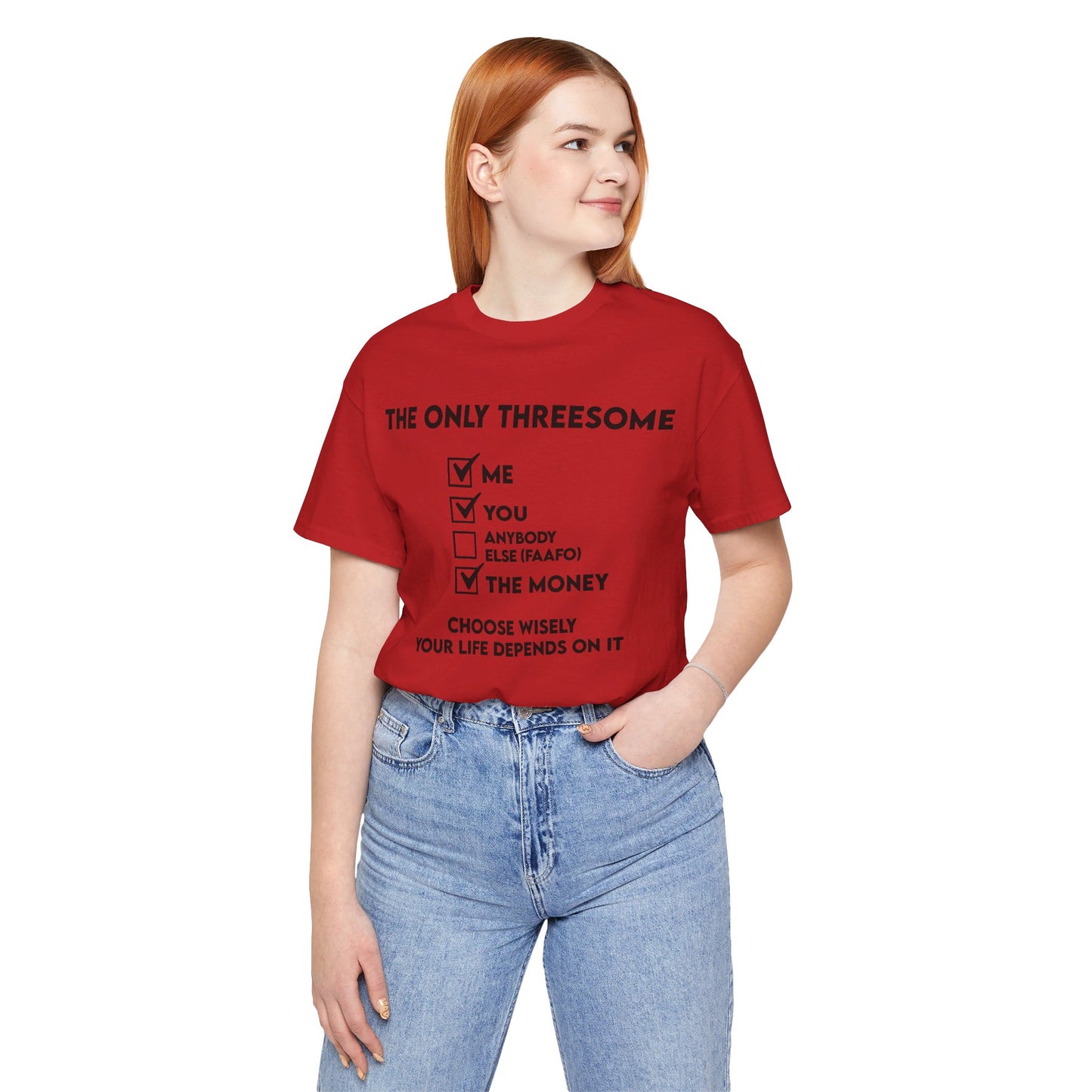 THE ONLY THREESOME - Unisex Jersey Short Sleeve Tee