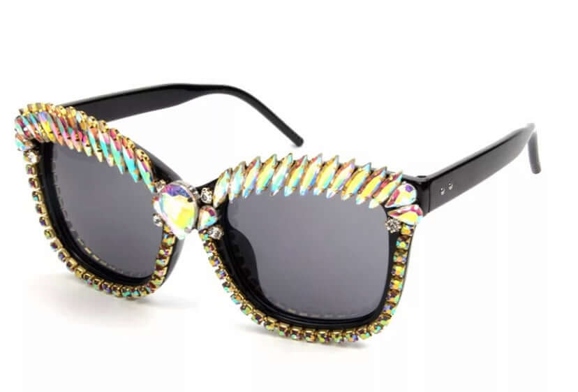 diamond Women wide frame fashion sunglasses