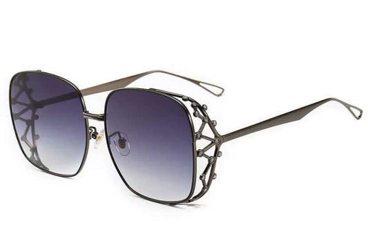 Women wide frame fashion sunglasses