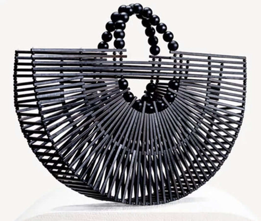 black Bamboo Clutch