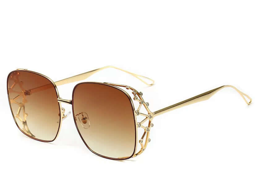 Women wide frame fashion sunglasses