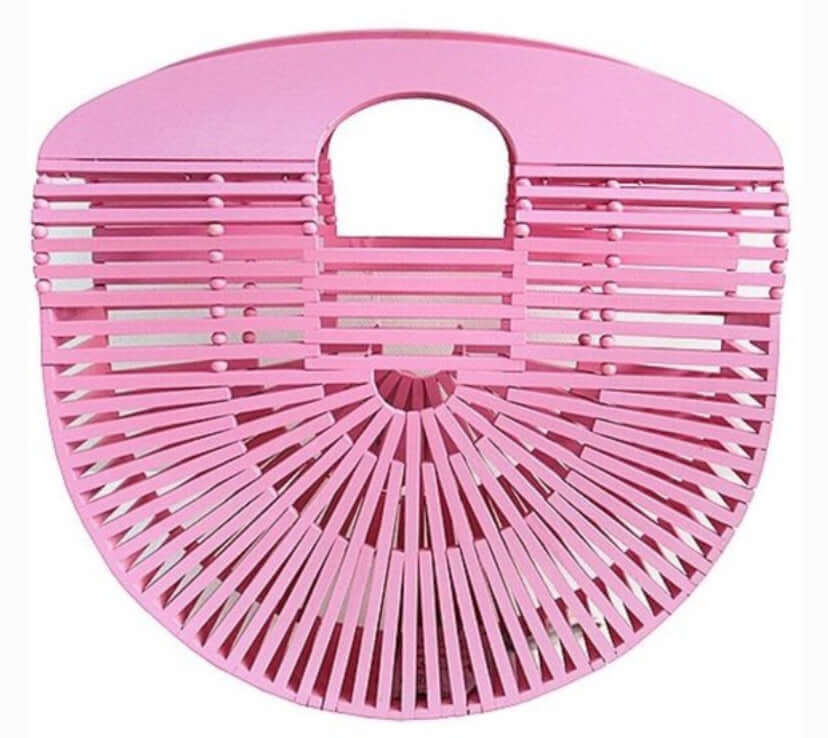 pink Bamboo Clutch