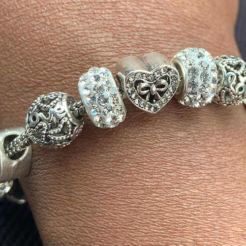 silver Charm Bracelets