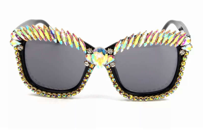 diamond Women wide frame fashion sunglasses
