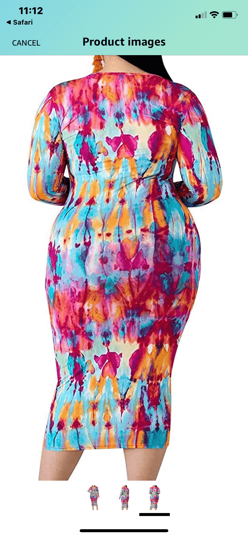 Plus Size Tie Dye Striped Multicolor Maxi Dresses