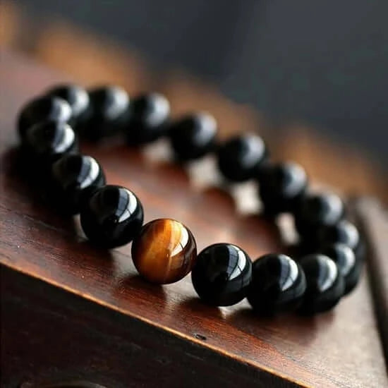 mens beaded bracelet