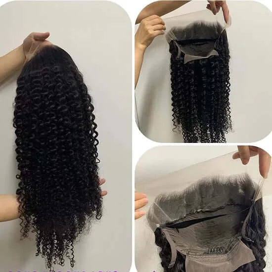curly lace front human hair lace front wig