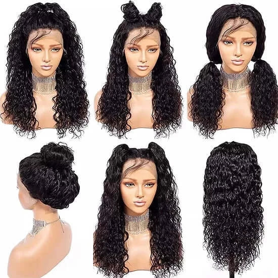 Brazilian Kinky Curly Lace Frontal Wig with Baby Hair